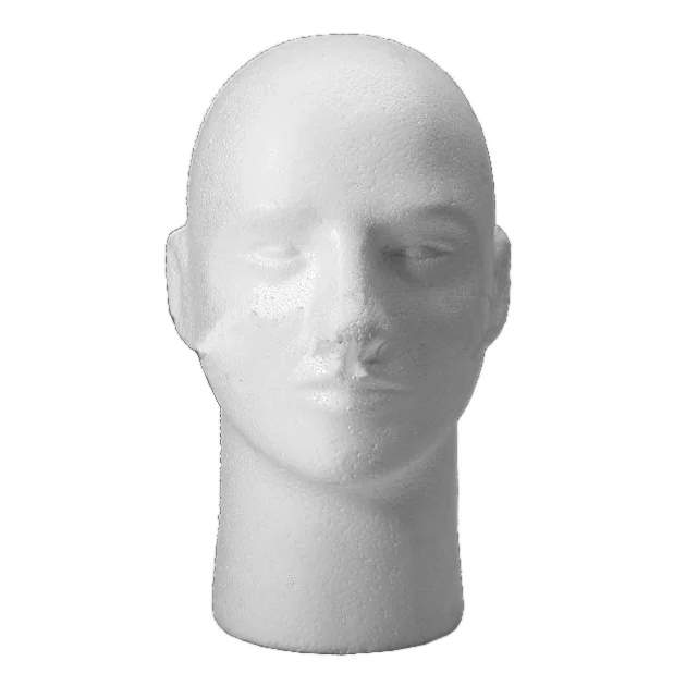 

1X Male Female Foam Styrofoam Mannequin Manikin Head Stand Model Wig Hat Display, #2
