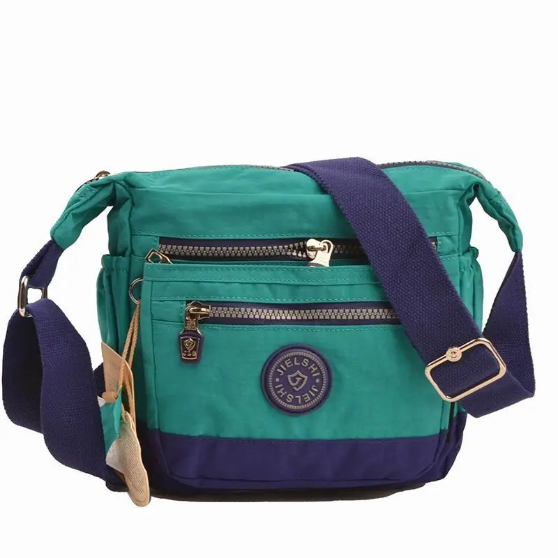 2023 New Fashion One Shoulder Crossbody Women Bag Colored Oxford Cloth Bag Waterproof Nylon Light Fashion Mom Travel Bag