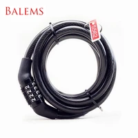 bike wire lock 4 digit code combination bicycle lock cycling security anti theft lock for mtb road bike