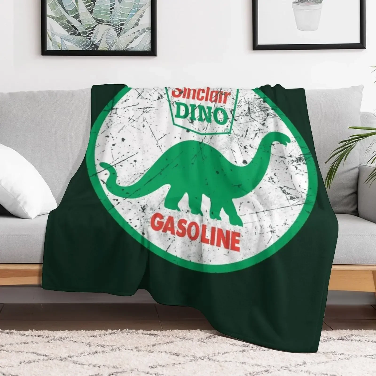 Одеяло Sinclair Gasoline Dino лохматое детское одеяло