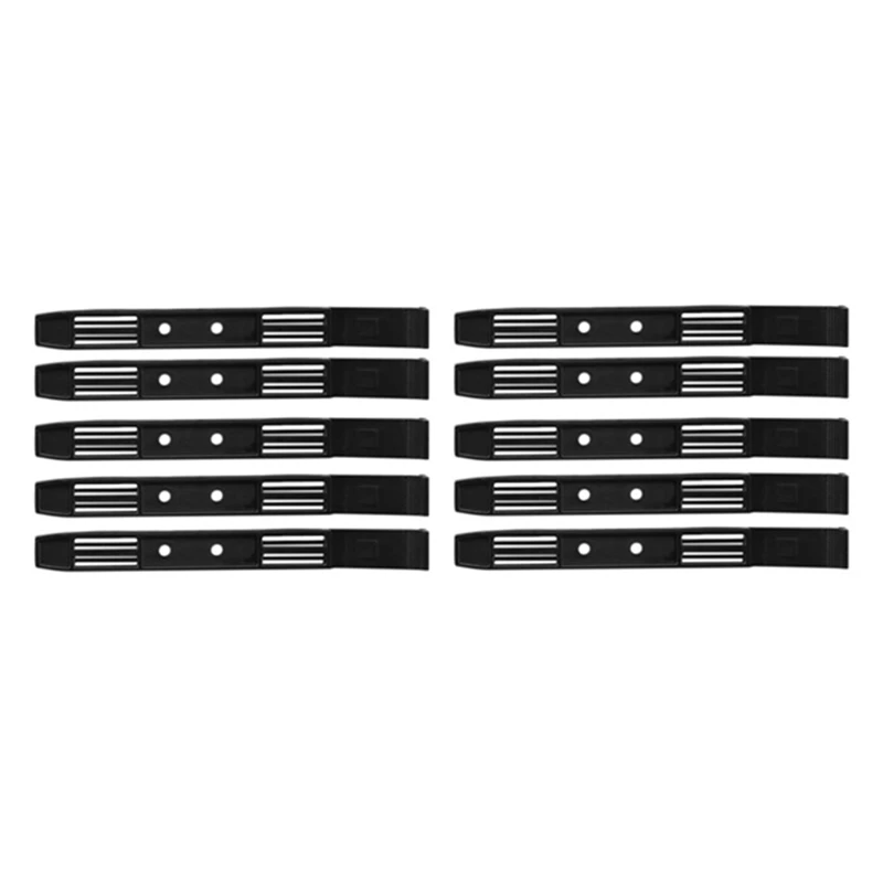 5 Pairs Hard Drive Rails Chassis Cage Accessories Bay Slider Plastic for 3.5 to 5.25 Tray Caddy |