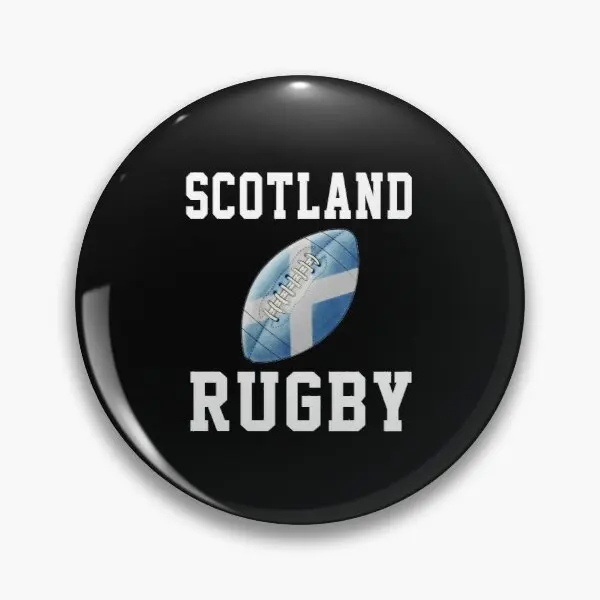 

Scotland Rugby Customizable Soft Button Pin Clothes Lapel Pin Funny Cartoon Decor Collar Metal Jewelry Fashion Lover Creative