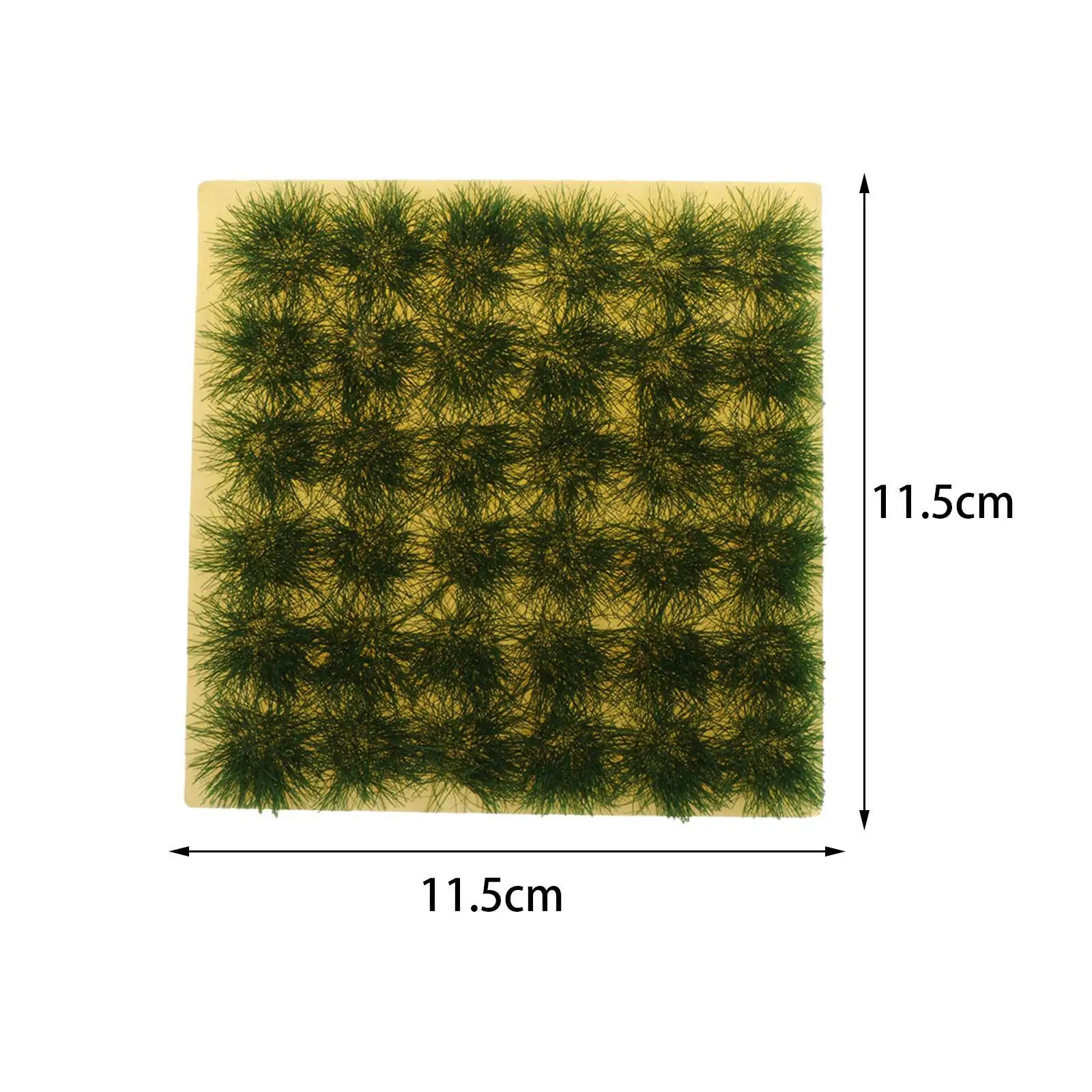 Кластерная трава миниатюрная DIY для железной дороги декоративная архитектурная