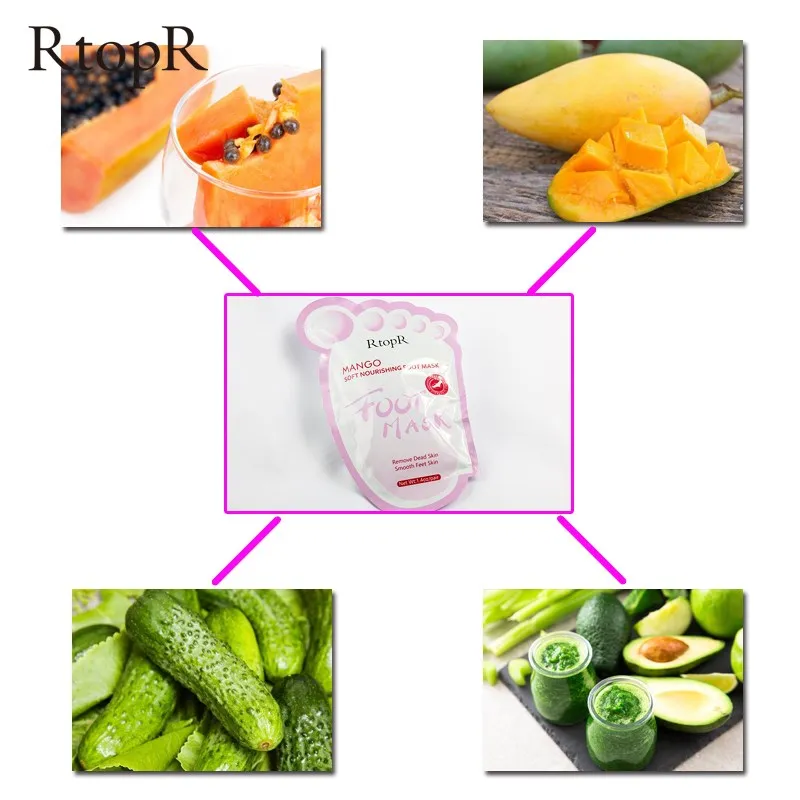 2 сумки манго ноги коллагеновая маска отбеливающий увлажняющий отшелушивающий