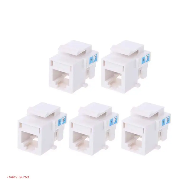 

5pcs/Pack Telephone Module RJ11 Connector 4-wire Cable Adapter CAT3 Telecom Voice Jack 6P4C Information Socket