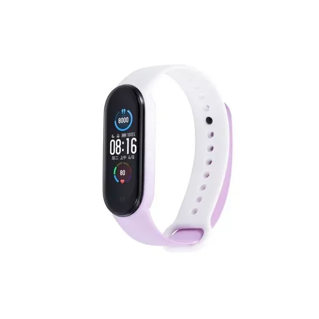 

For Xiaomi Mi Band 6 5 4 3 Strap Wristband Cartoon Colorful Silicone Strap For Xiaomi Mi Band 5 4 3 Miband 6 5 4 Strap