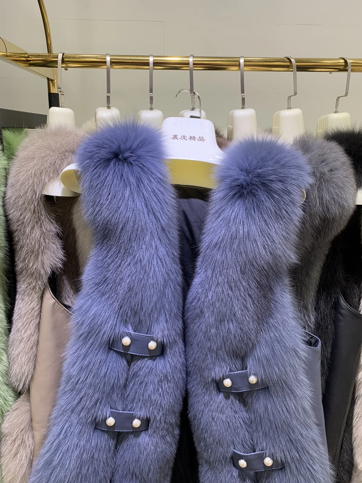 Fashion Luxury Korean Style Fox Fur Mid-Length Vest Coat Ladies 2022 New High Quality Fur Integrated Real Woolen Vests for Women