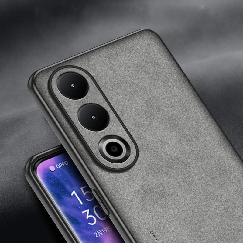 Противоударная матовая кожаная задняя крышка для OnePlus Nord CE4