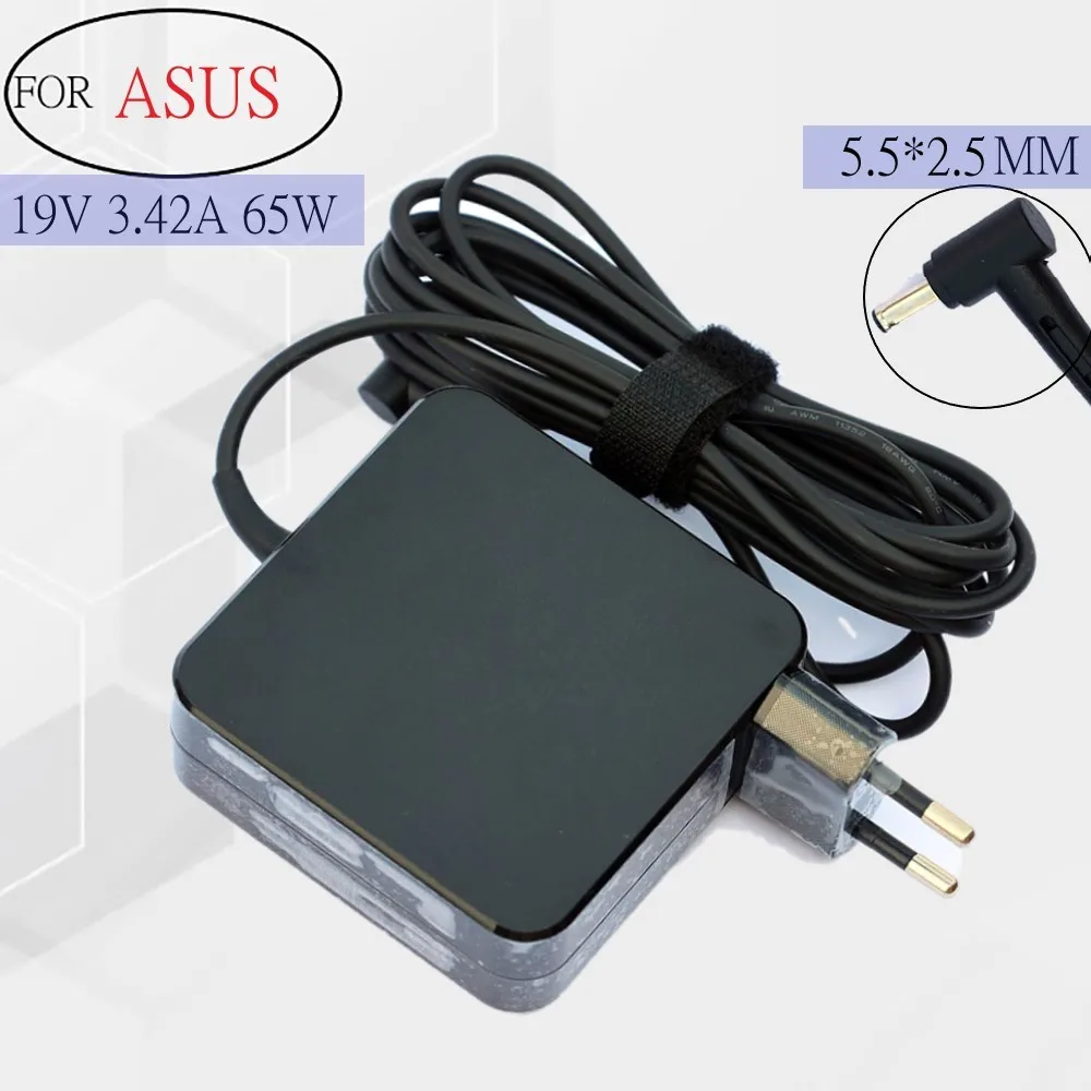 

19V 3.42A 65W 5.5x2.5mm Laptop AC Adapter Power Charger For Asus S300 S300CA S400 S400C S500 S500C X550 X550C Notebook Cargador
