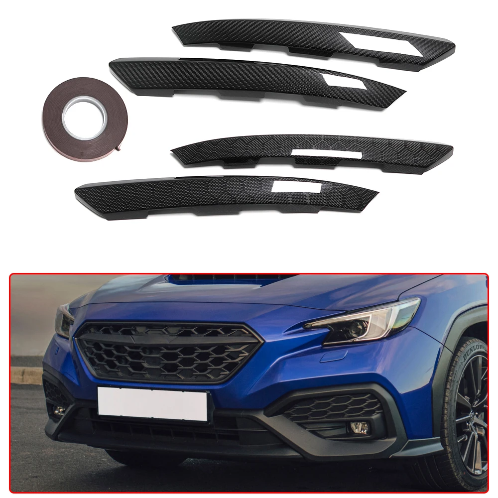 Для Subaru WRX S4 STI VB GT Sport 2022 2023 решетка переднего бампера автомобиля из углеродного
