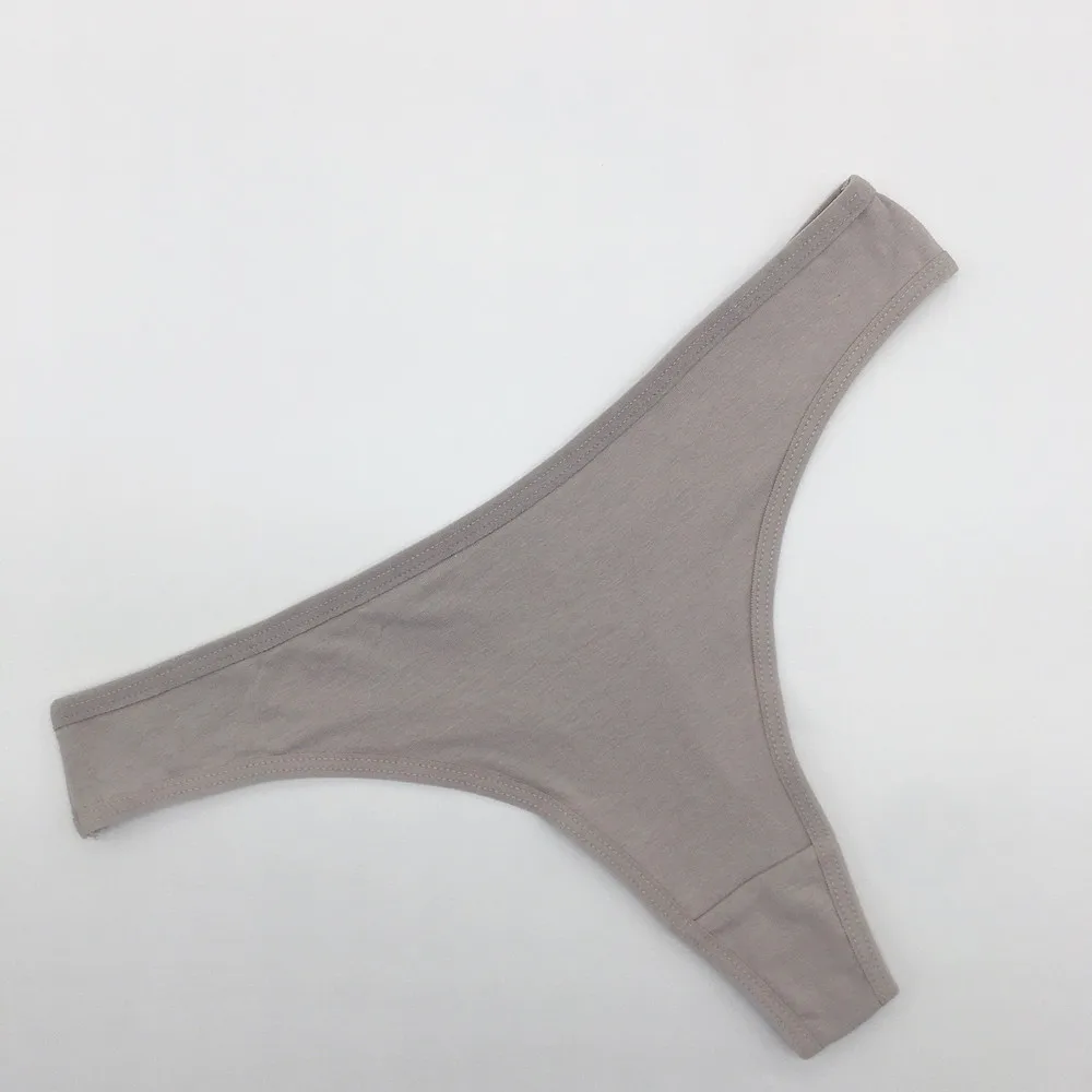 10 Pieces/Set Women's Underwear Panties Cotton Sexy Thong Soft Plus Size M-XXL G-String Breathable Comfortable Lingerie Tangas