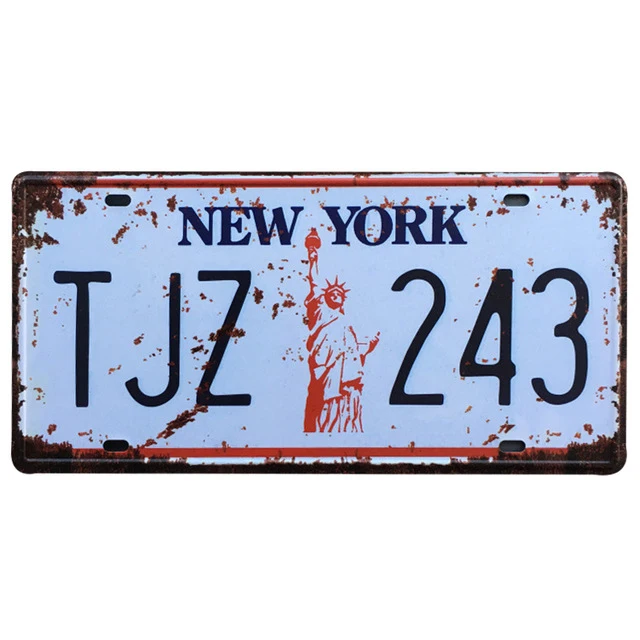

Celebrity Machine Back To The Future | DeLorean | Time Out | Metal Stamped License Plate License Decorative Embossed License