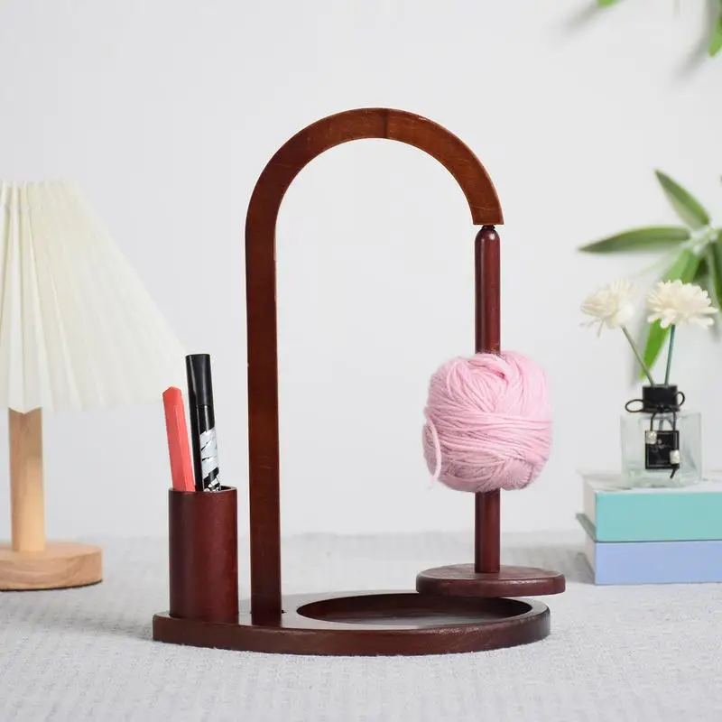 Держатель пряжи для вязания крючком Магнитный держатель катушки Вертикальный