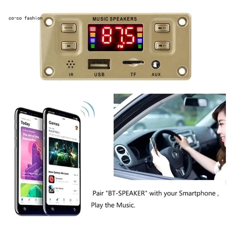 517B FM-радио автомобильный беспроводной модуль динамика 5.0 MP3-декодеры доска