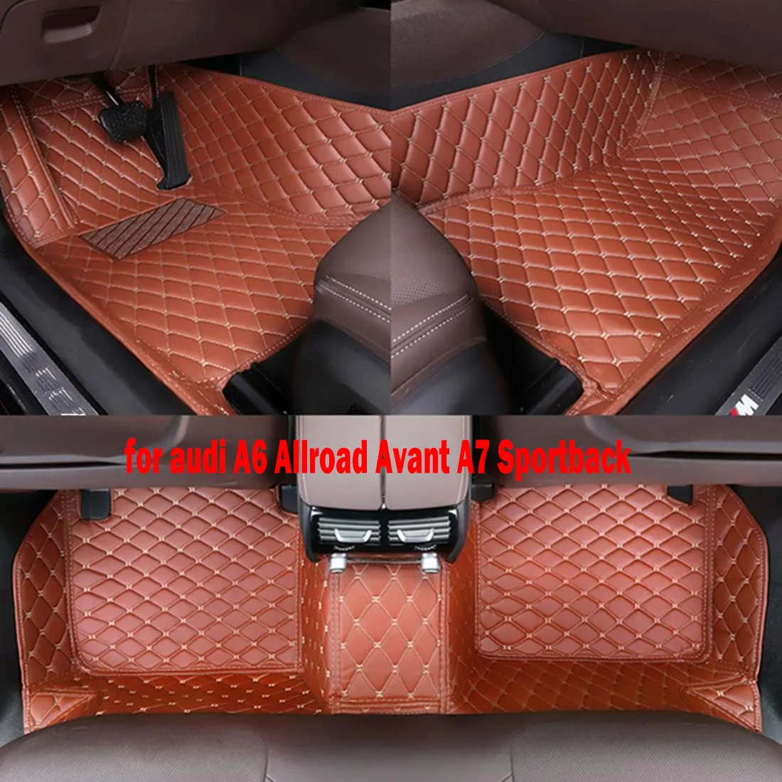 

CRLCRT высококачественные кожаные автомобильные коврики для audi A6 Allroad Avant A7 Sportback A1 A2 A3 A4 A8 Q2 Q3 Q5 Q7 автомобильные аксессуары для автомобиля