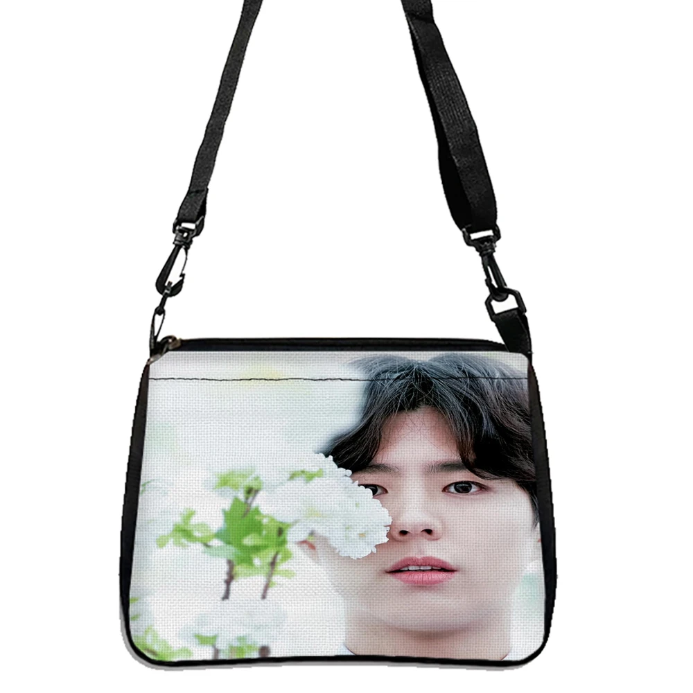 Сумки на плечо с принтом Park Bo Gum сумка через повседневная сумка-шоппер