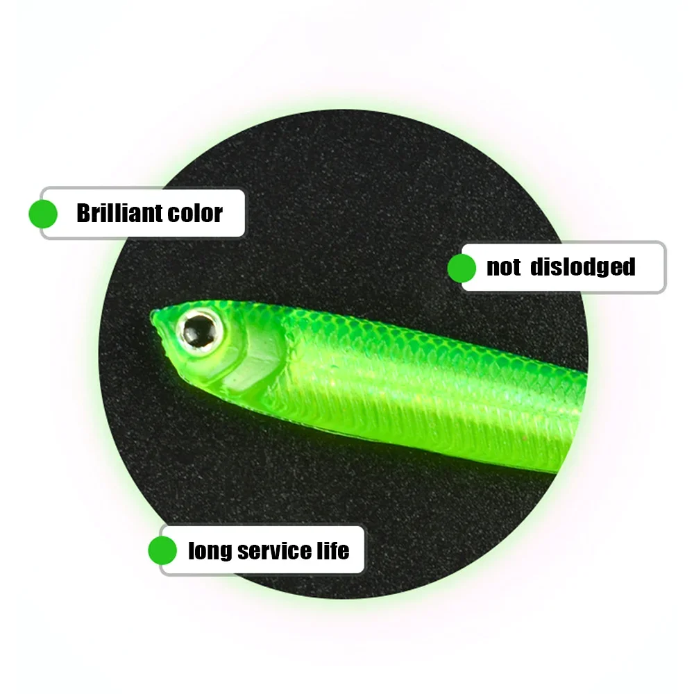 THORFORCE 5 шт. Shad T-tail рыболовная мягкая приманка морское весло силиконовый воблер