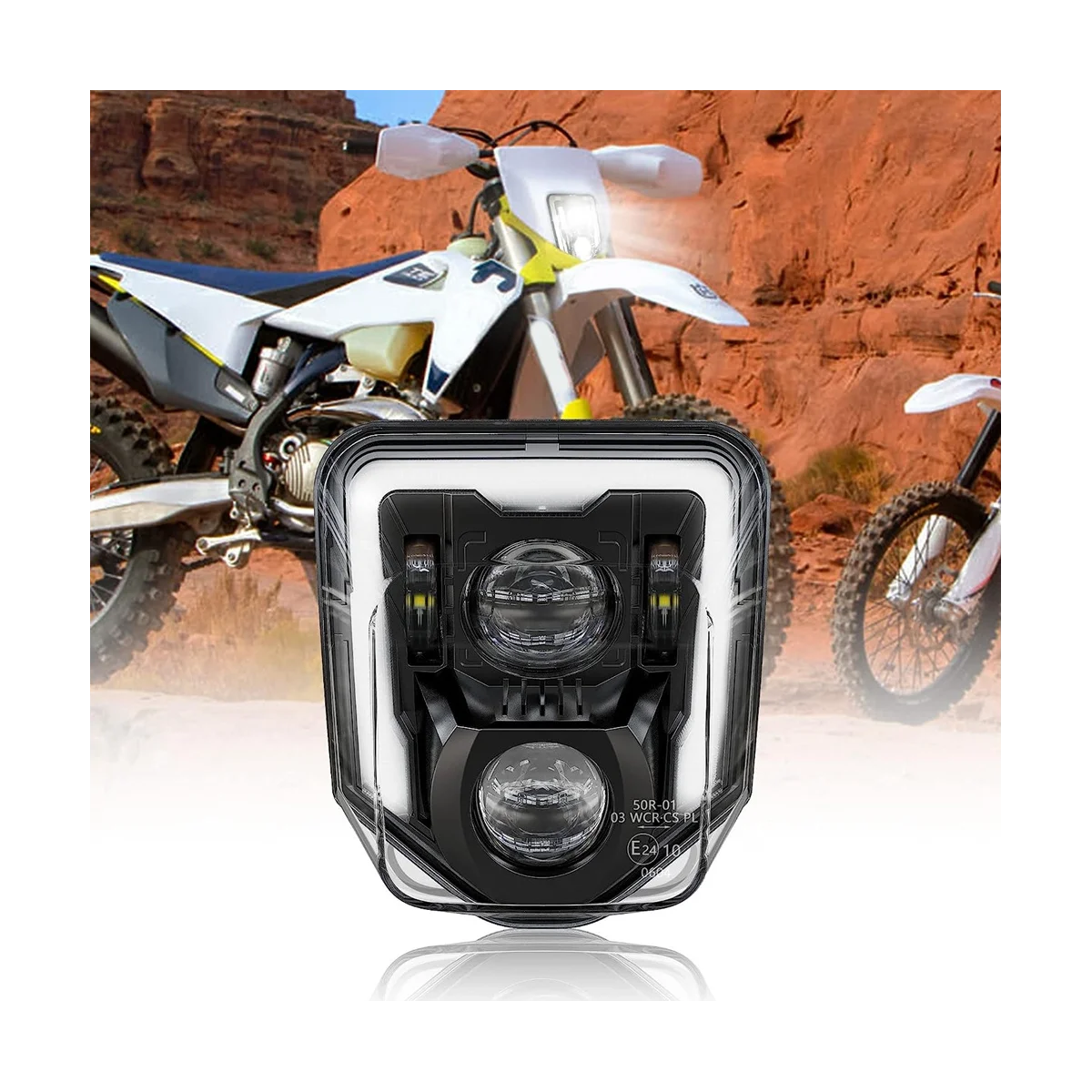 Фара мотоциклетная для Husqvarna 125 250 300 501 250I 300I FE250 FE350