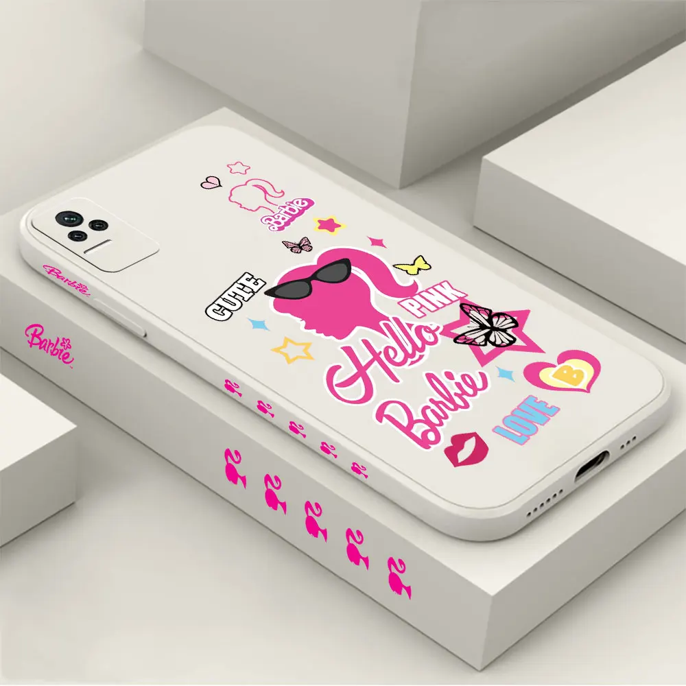

Luxury Cartoon B-Barbie D-Doll Phone Case For Redmi K60E K60 K40S K50 K40 Gaming K30 K20 12C 10X 10C 10A 9 9A 8 Pro Plus Cover