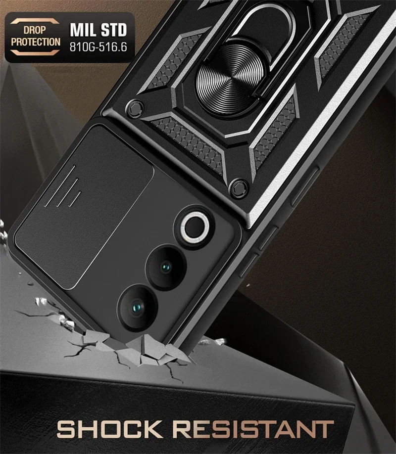 Armor Funda для OnePlus Nord CE 4 Lite CE4 5G чехол слайд-защита объектива One Plus NordCE4 кольцевой