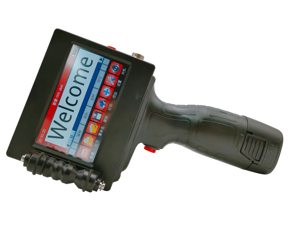 

Chiky Tech 12.7mm Inkjet Printer Wood Printing Machine Handheld Digital Printer for Batch Number/Expiry Date Printing