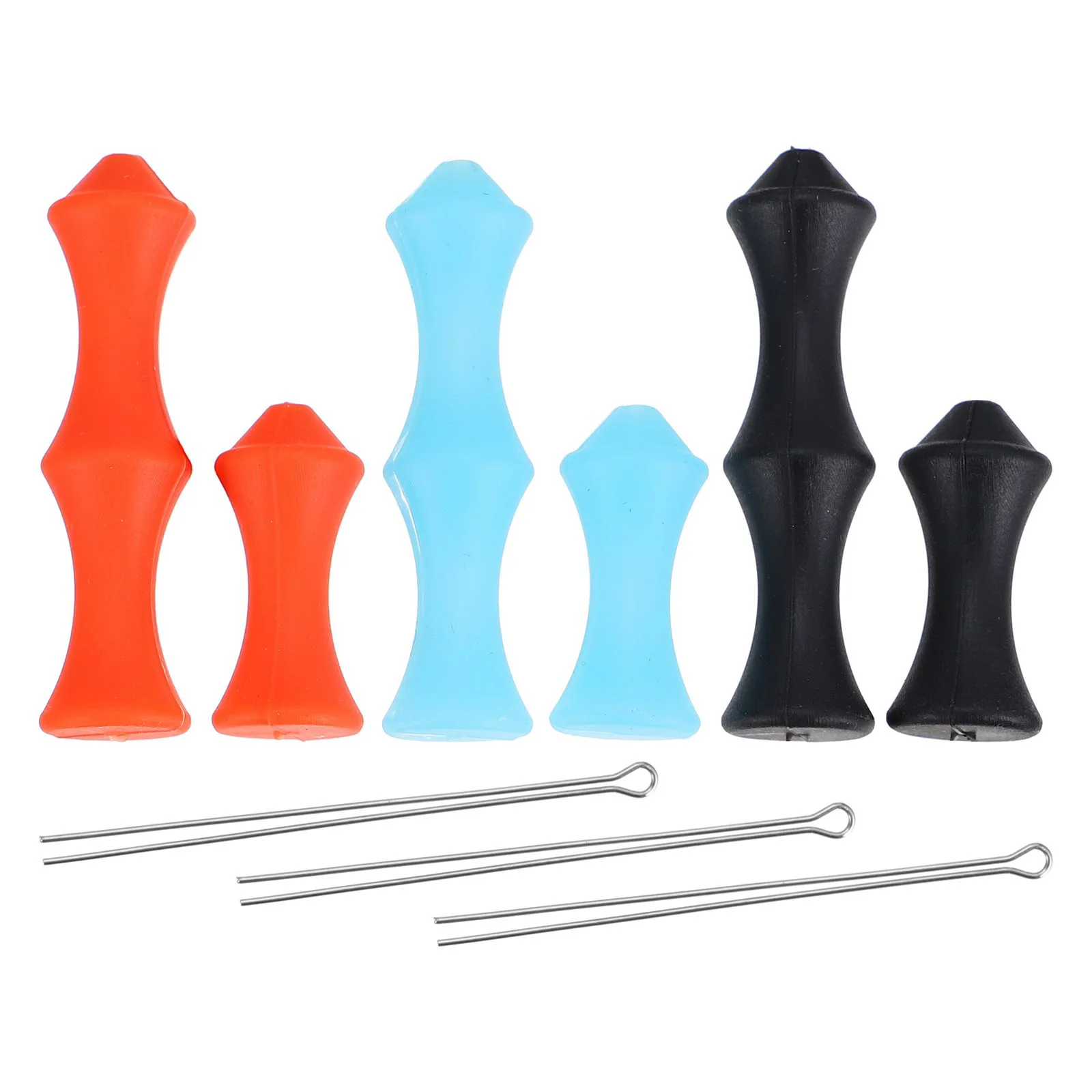 

6pcs Bow String Finger Saver Silicone Recurve Bows String Fingers Rollers