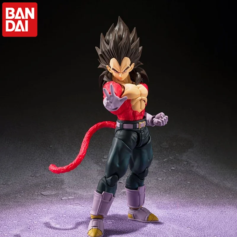 

Bandai Original Shfiguarts Vegeta Ssj4 Super Saiyan 4 Action Figure Dragon Ball Gt Collection Model Toys Christmas Kids Gifts