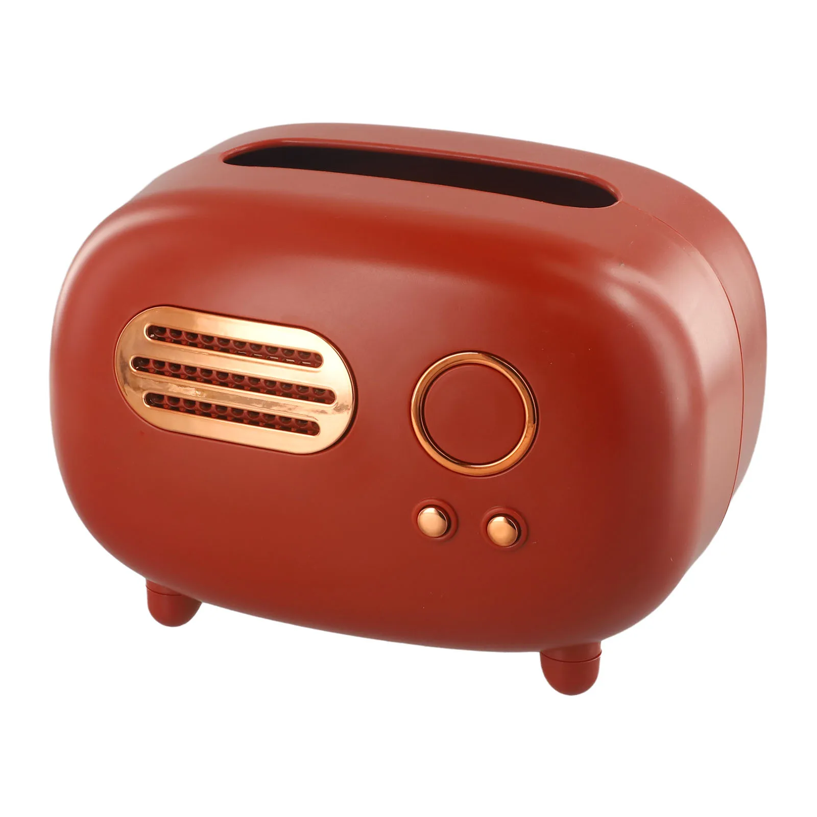 1 X Ретро радио модель коробка для салфеток настольный держатель бумаги винтажный