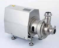 stainless steel sanitary centrifugal pumps with abb motor with rounded body