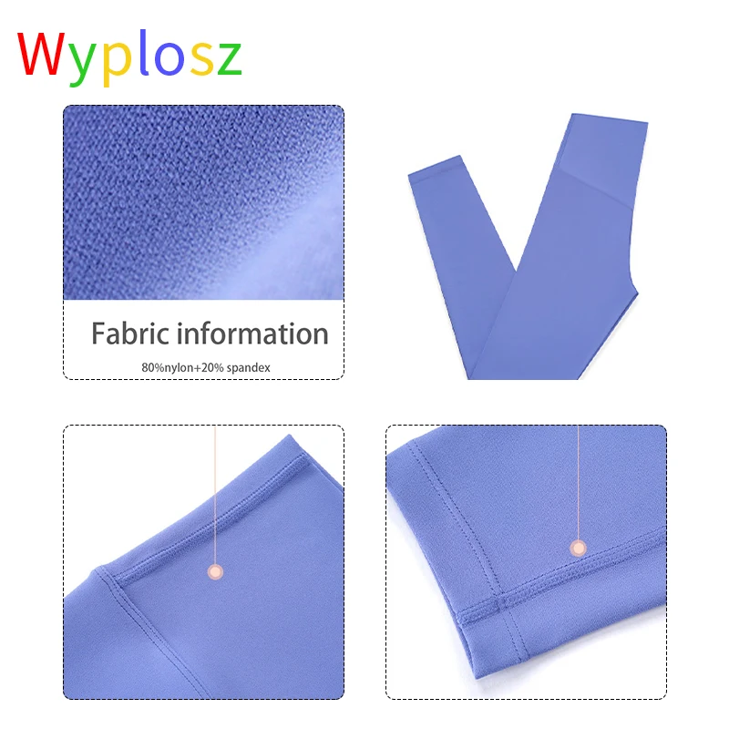 Wyplosz Leggings For Fitness Yoga Pants Compression Vital Seamless Women's Sport Super High Waist Running Peach Winter Free Size