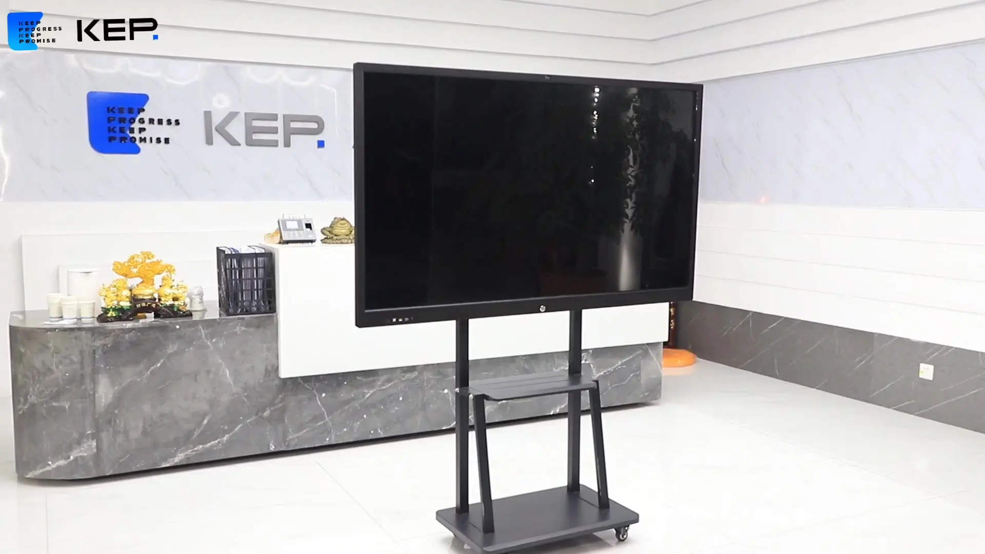 

Factory directly OEM 75 inch 65 4K Screen Whiteboard Wall or floor stand portable interactive smart board