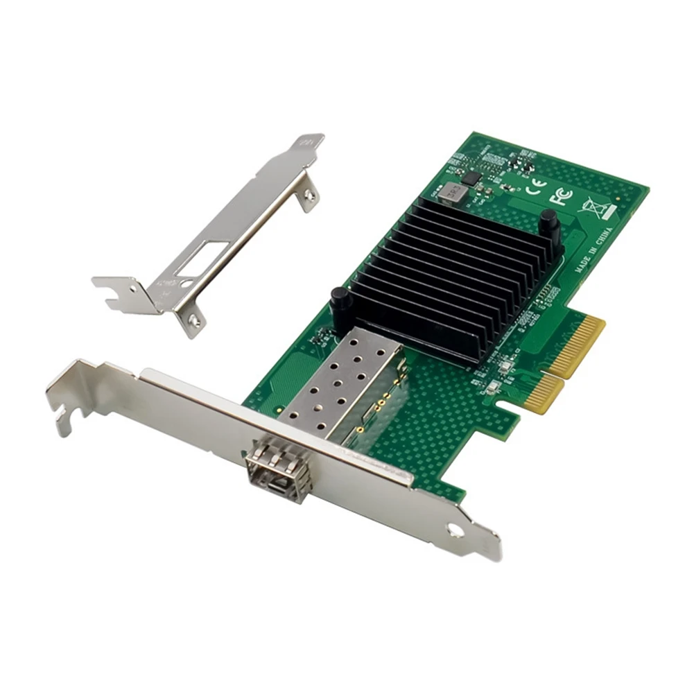 

X520-SR1 10G SFP+ Server Fiber Optic Network Card 82599EN Chip PCIE X4 Single Optical Port Network Card