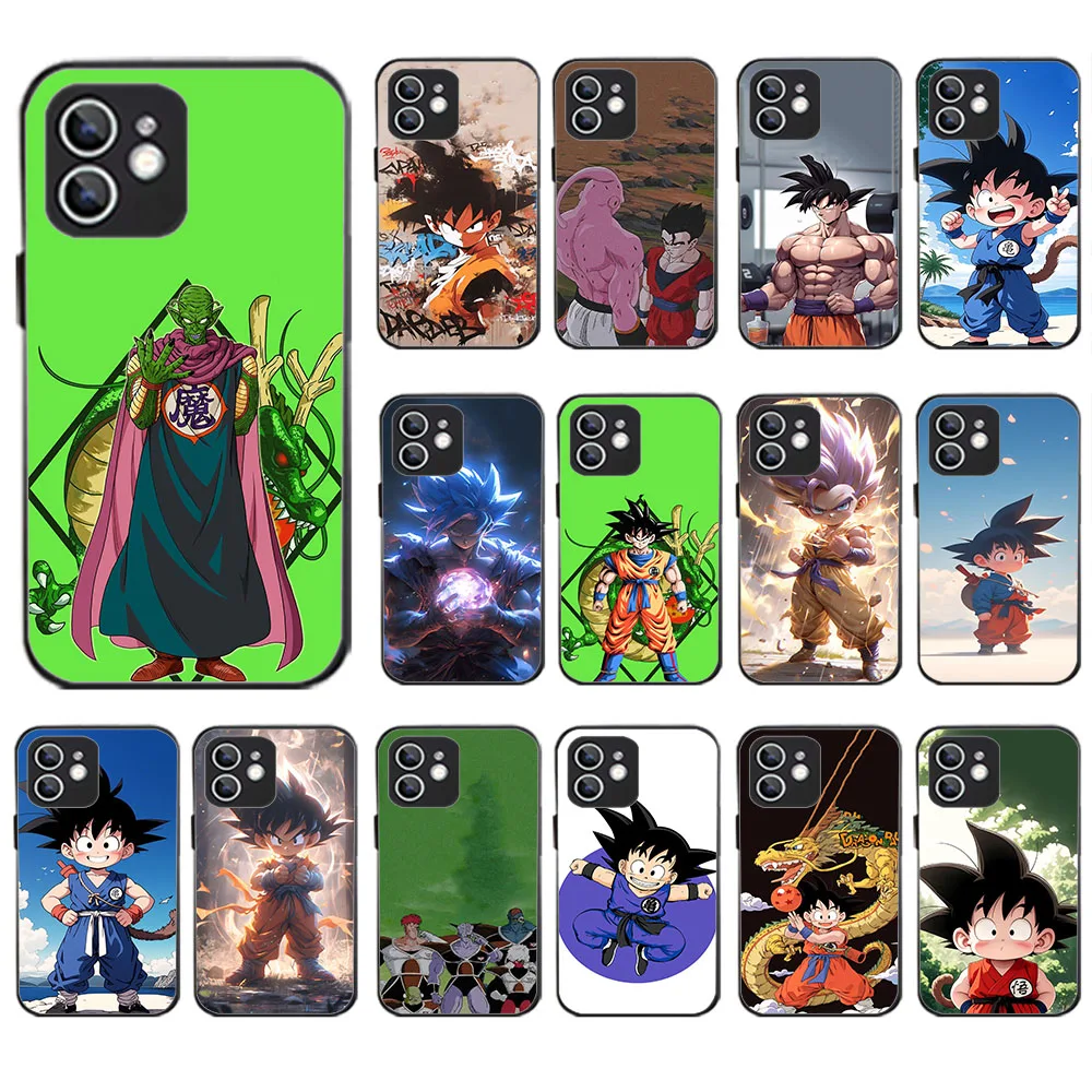 Black Silicone Case For Huawei Y5 6 7 8 9 Nova 3 Prime Max WDA-42 Vegeta Goku