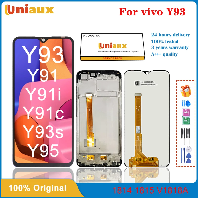 Оригинальный ЖК-дисплей для Vivo Y91 Y91i Y91c Y93 Y95, дисплей для VIVO Y93 Y93s Y93st Y95 с рамкой