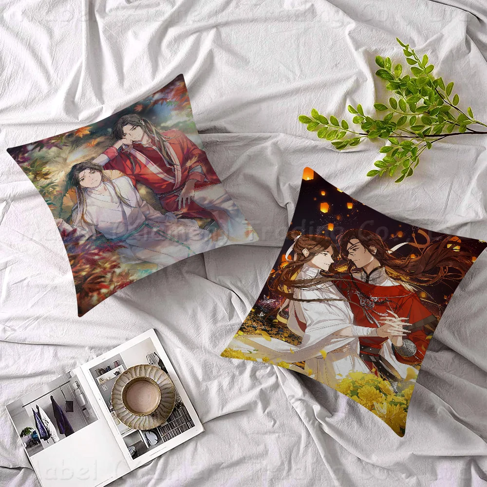 Аниме Heaven Officials Blessing наволочка Декор с принтом для дивана