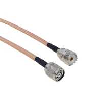 uhf female jack so239 switch rp tnc male plug female pin rf coaxial cable adapter rg142 50cm 20100cm low loss