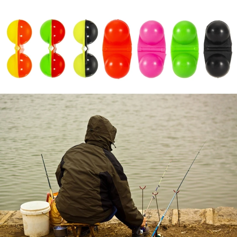 

10Pcs Fishing Attractor Fishing Double Rattle Fish Alarm for Luring Fish