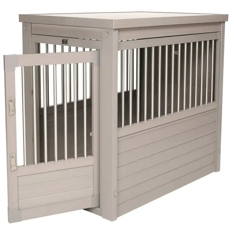 

Dog Crate End Table - Grey Large