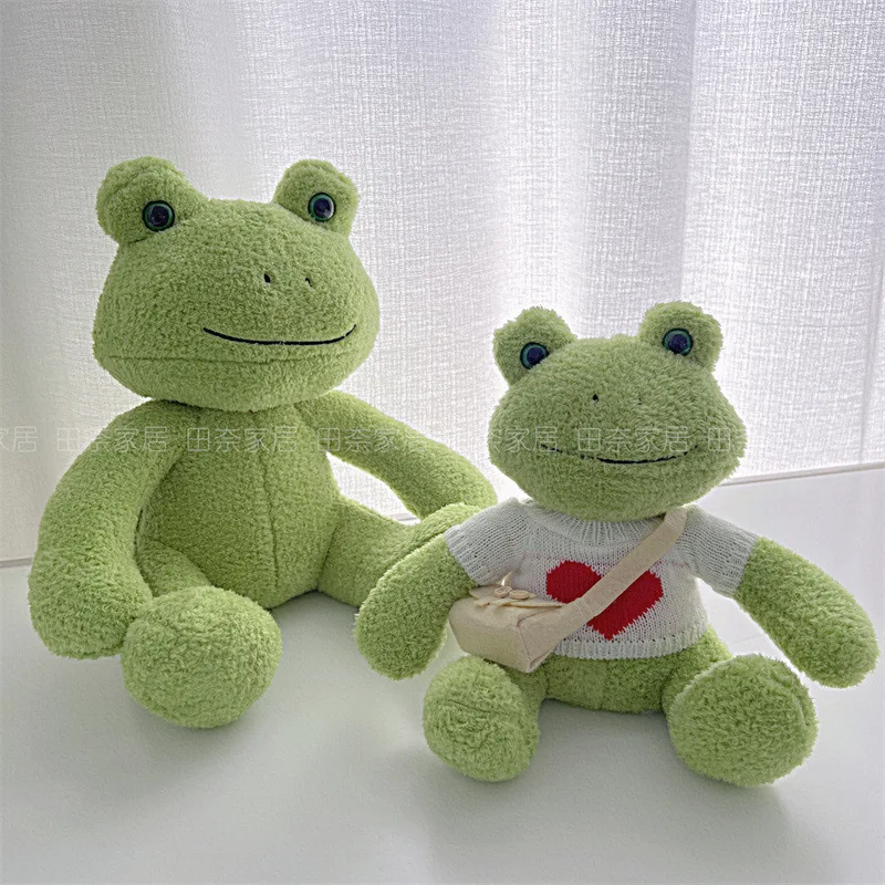 

25cm Smile Frog Plush Toy for Girls Boys Lalafanfan Duck Frog Doll Toy Stuffed Animals Plush Soft Frog for Kids Birthday