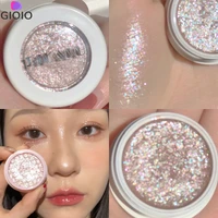 gioio diamond eye shadow palette monochrome glitter eyeshadow highlighter powder shimmer bright earth color eye makeup cosmetics