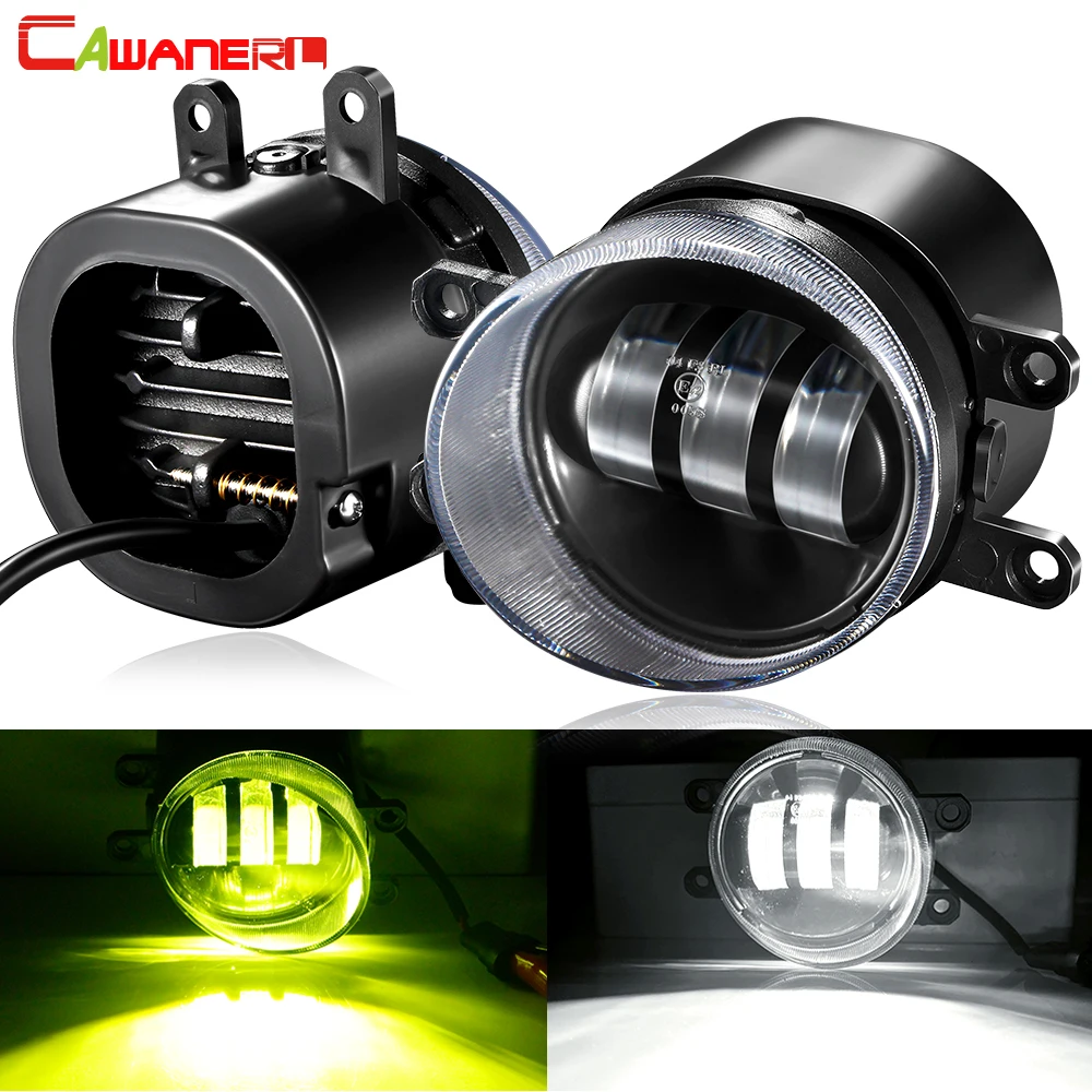 

2X30 Вт противотумансветильник в сборе для Suzuki Kizashi Citroen C1 Peugeot 107 Subaru Trezia Dex Автомобильные светодиодные противотуманные дневные ходовые огни DRL...