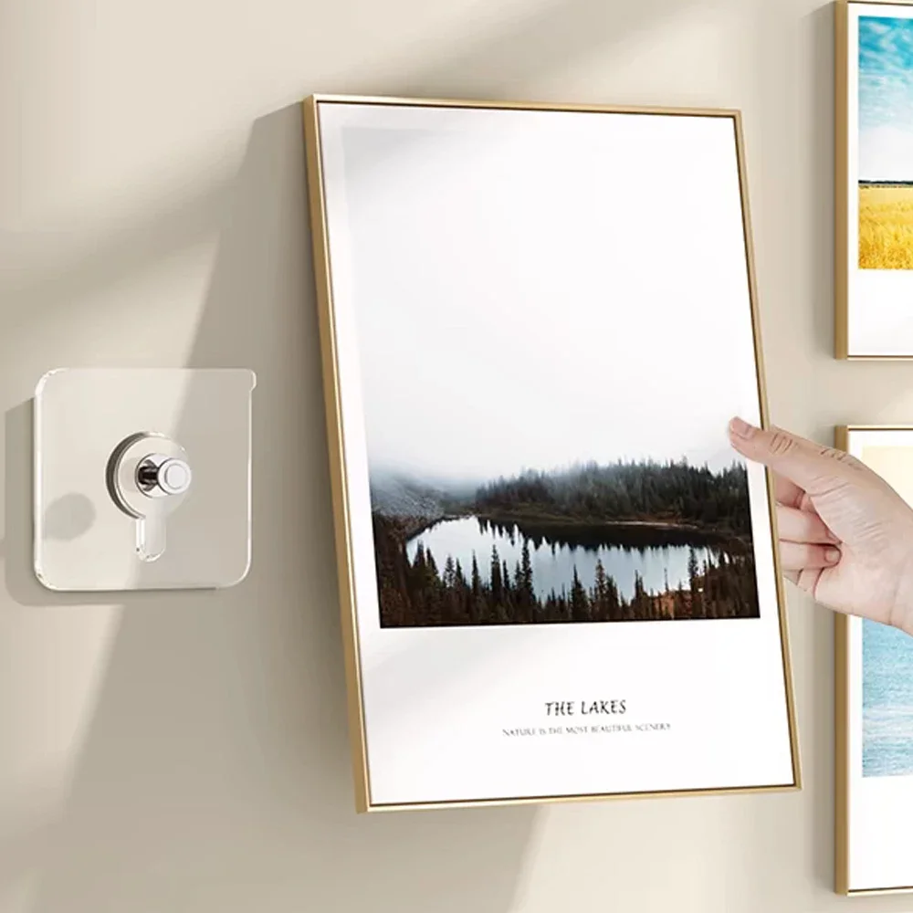 Самоклеящиеся настенные гвозди бесследная фотография фреска фазовая рамка