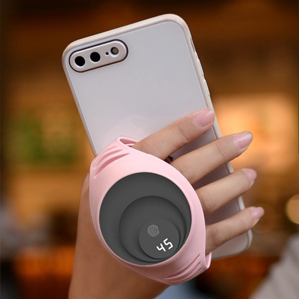 

2022 Hand Heating Devices Hot Bracelet 50°C Digital Temperature Control Hand Warmer USB Rechargeable Portable Heater Winter Gift
