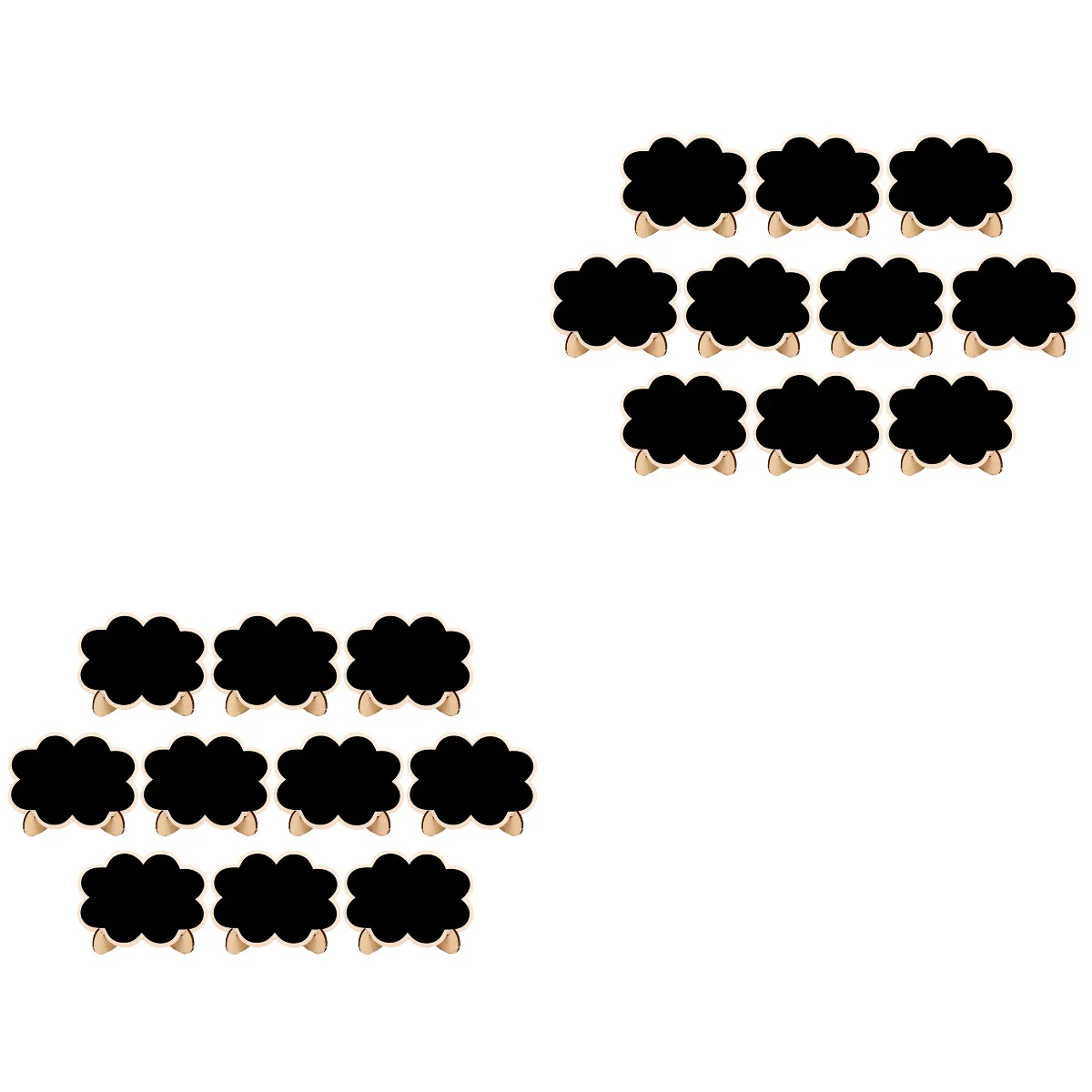 

Blackboard Mini Signs Chalkboard Table Chalkboards Numbers Decorative Message Board Easel Display Wedding Sign Wood