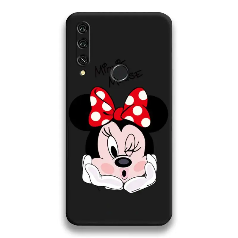 Чехол для телефона с изображением Микки и Минни Маус Huawei Y6P Y8S Y8P Y5II Y5 Y6 2019 P Smart Prime Pro
