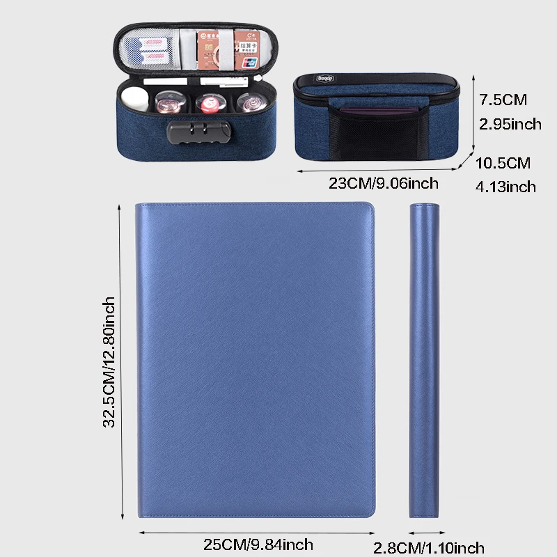 A4 Data Official Seal Practical Document Storage Bag Company Affairs Stamp Business License Organize Pouch High Capacity Arrange