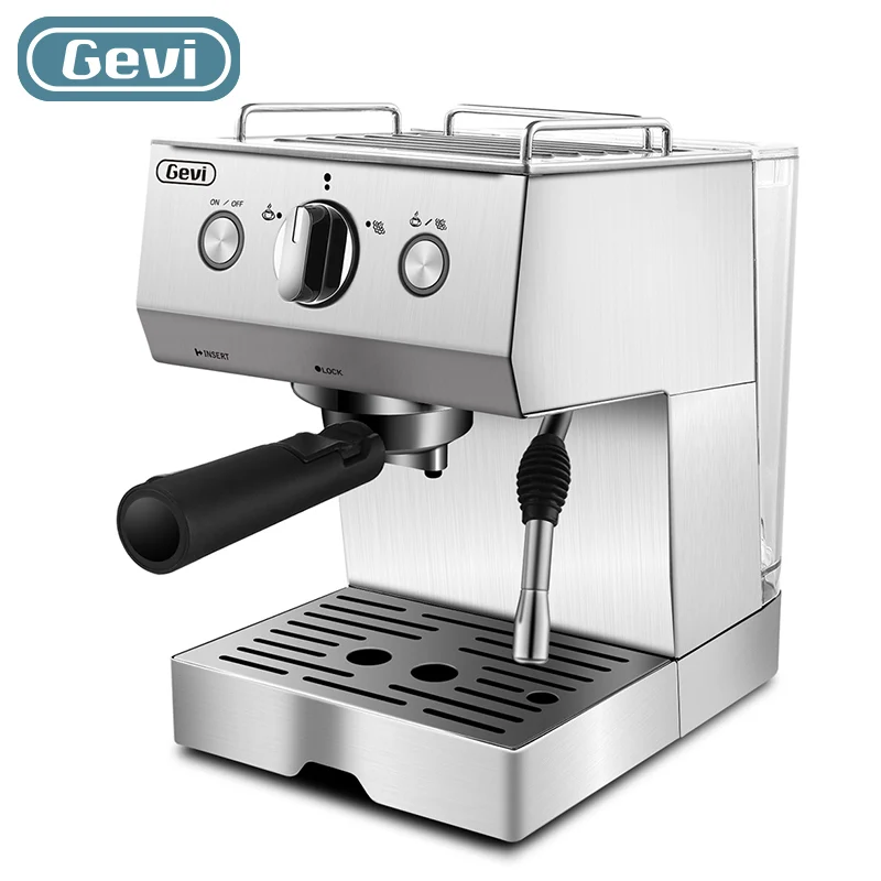 Gevi Espresso Machine 15 Bar Pump Pressure With Milk Frother