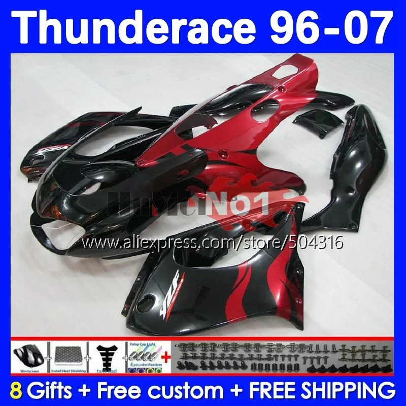 

Thunderace For YAMAHA YZF 1000R YZF1000R 1996 1997 1998 1999 2000 2001 115No.17 YZF-1000R 02 03 04 05 06 07 Fairing red flames