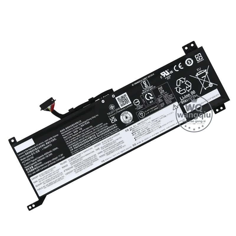 Аккумулятор для ноутбука Lenovo WANGQIU черный 15.44В 60Втч