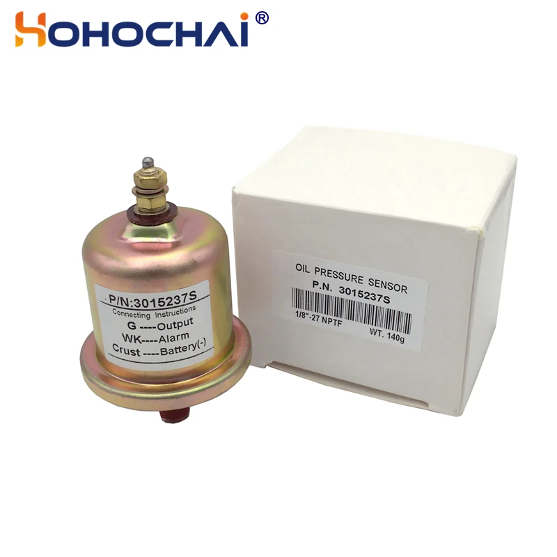 

Датчик давления масла 3015237S 1/8NPT, 10 мм, винт G/WK, детали для дизельного генератора высокого качества